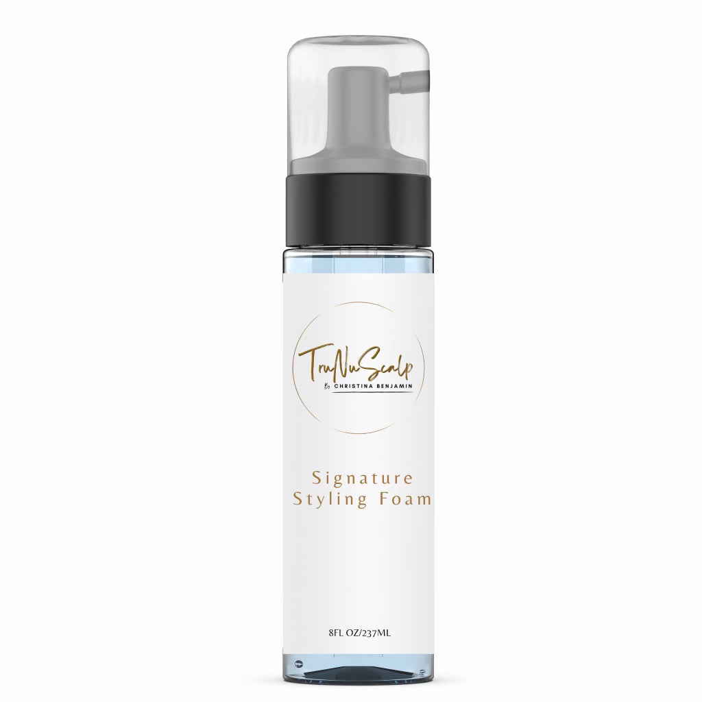Tru Nu Scalp by Christina Benjamin Signature Styling Foam 8.oz Pre-Order Available Aug 1, 2025